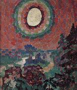 Delaunay, Robert The disk Landscape oil painting reproduction